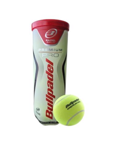 BULLPADEL PREMIUM PRO PADEL BALLS PACK 3 YELLOW PA AMARILLO