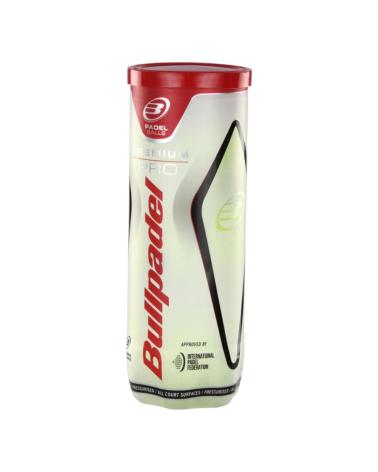 BULLPADEL PREMIUM PRO PADEL BALLS PACK 3 YELLOW PA AMARILLO