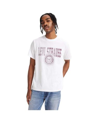 T-SHIRT LEVI'S RELAXED FIT BLANC AVEC IMPRIMÉ BEIGE BEIGE