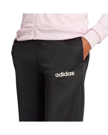 ADIDAS W LINEAR TS JD2702 - TUTA ROSA E NERA ROSA