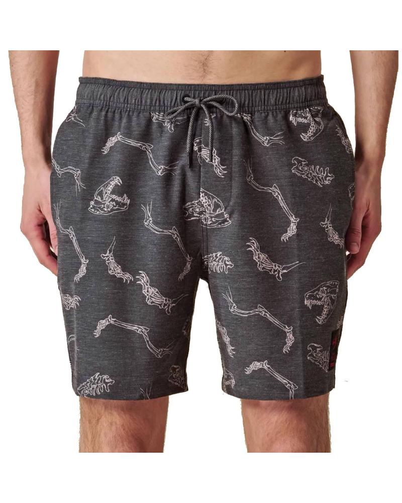 GLOBE DION AGIUS POOLSHORT BADEHOSE SCHWARZ MULTICOLOR MULTICOLOR