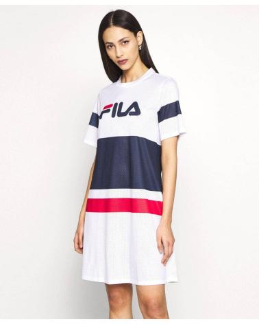 FILA BASANTI BRIGHT WHITE MULTICOLOR DRESS MULTICOLOR