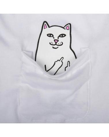 RIPNDIP LORD NERMAL POCKET WHITE T-SHIRT MULTICOLOR