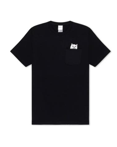 RIPNDIP CAMISETA LORD NERMAL POCKET TEE BLACK MULTICOLOR