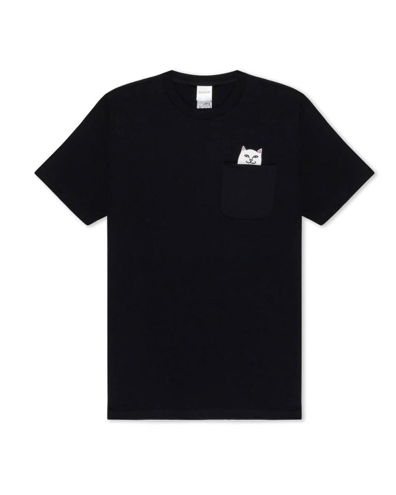 RIPNDIP CAMISETA LORD NERMAL POCKET TEE BLACK MULTICOLOR