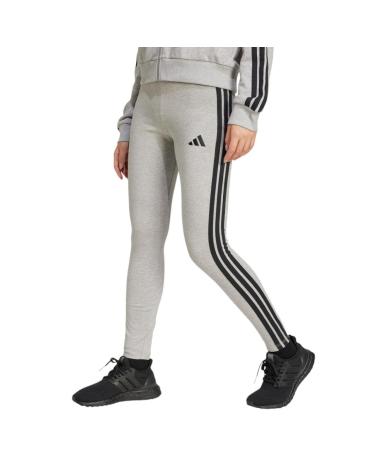 LEGGINGS ADIDAS 3 FAIXAS SJ LEG CINZA COM LISTRAS PRETAS JE0068 GRIS