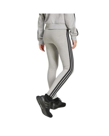 LEGGINGS ADIDAS 3 FAIXAS SJ LEG CINZA COM LISTRAS PRETAS JE0068 GRIS