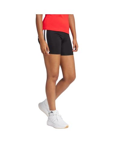 ADIDAS 3-STRIPES SPORT SHORTS JE1223 BLACK WITH WHITE NEGRO