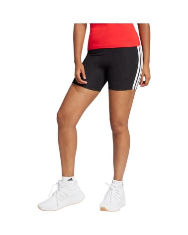 ADIDAS 3-STRIPES SPORT SHORTS JE1223 BLACK WITH WHITE NEGRO