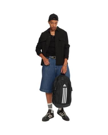 ZAINO ADIDAS POWER VII 26,4 LITRI IP9774 NERO CON 3 STRISCE BIANCHE NEGRO