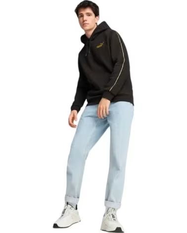 PUMA SUDADERA ESSENTIALS TAPE MINIMAL GOL HOODIE ALPINES NOW NEGR NEGRO