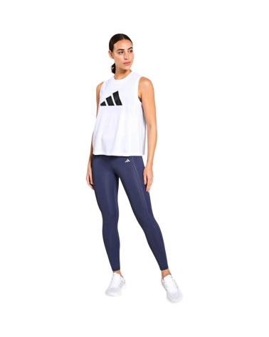 ADIDAS ESSENTIALS LOGO WHITE SLEEVELESS T-SHIRT IT0540 CLARO