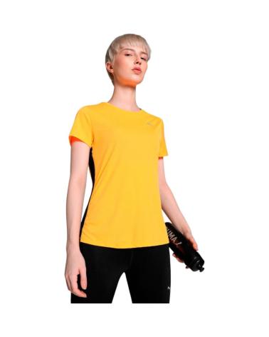T-SHIRT DE RUNNING PUMA RUN FAVORITES VELOCI JAUNE NARANJA