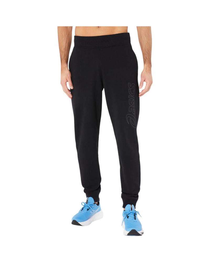 Calças-para-fãs-de-esportes-ASICS-PANTALONES-LOGO-SWEATPANT-GRAFITO-GRIS-2031E189-002-PANT-HOM-NEGRO