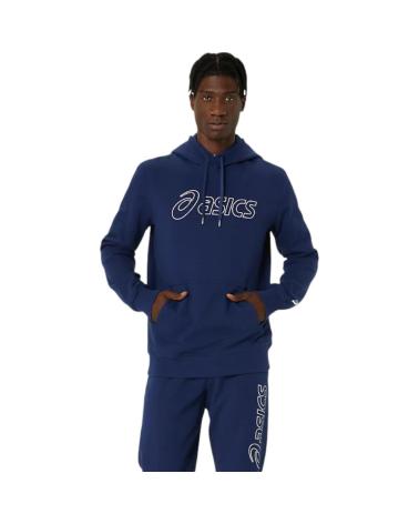 ASICS BIG LOGO OTH HOODIE BLEU MARINE 2031E187-401 AZUL MARINO
