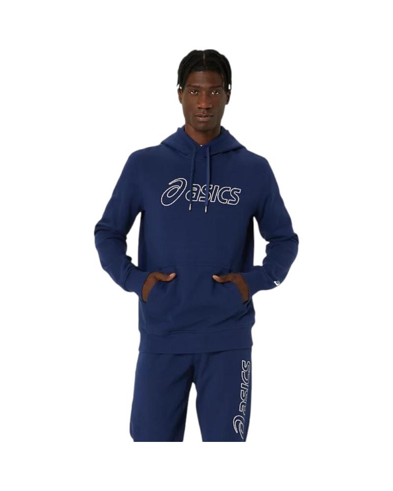 ASICS BIG LOGO OTH HOODIE BLEU MARINE 2031E187-401 AZUL MARINO