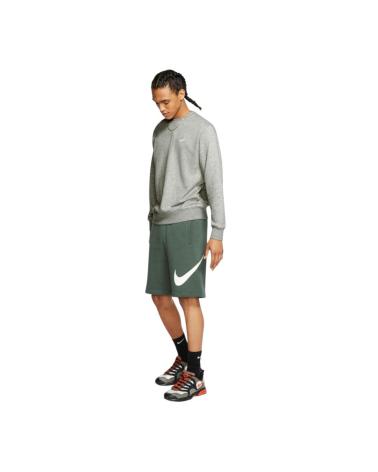 FELPA NIKE M NSW CLUB CREW FT GRIGIA BV2666-063 GRIS