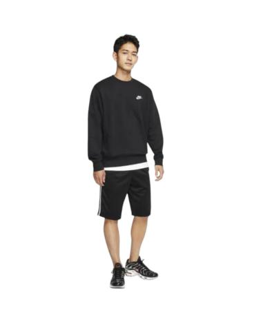 FELPA NIKE M NSW CLUB CREW FT NERA - BV2666-010 NEGRO