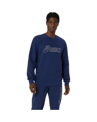 ASICS SWEATSHIRT 2031E192-402 BLEU MARINE AZUL MARINO