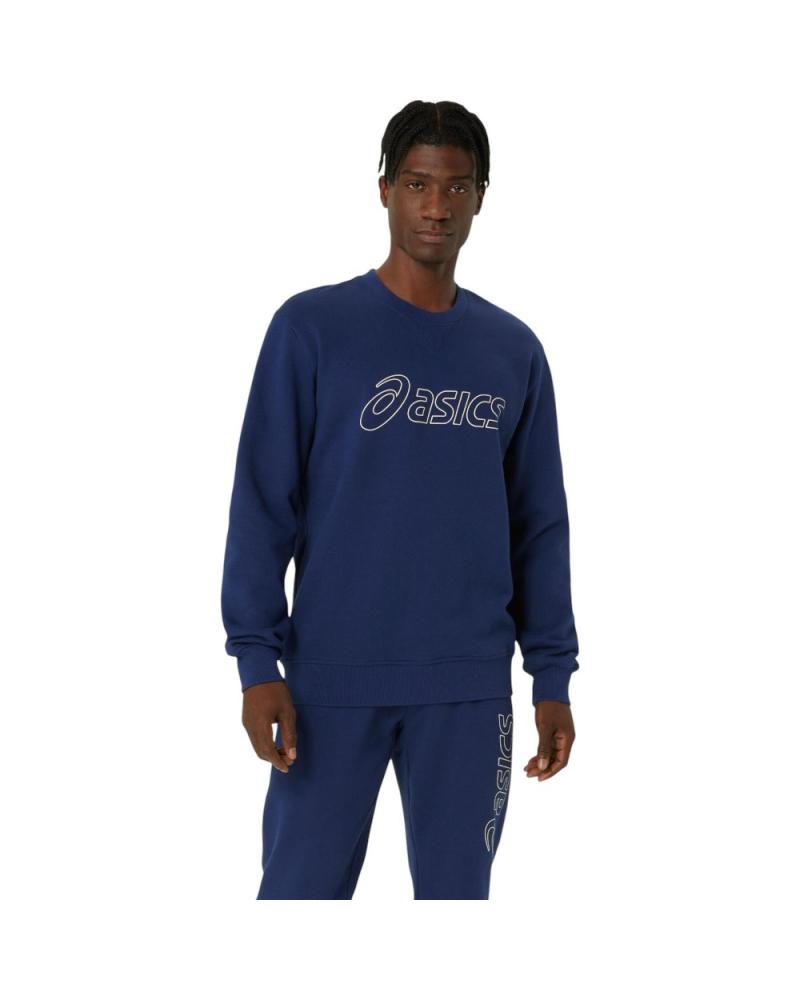 ASICS SWEATSHIRT 2031E192-402 BLEU MARINE AZUL MARINO