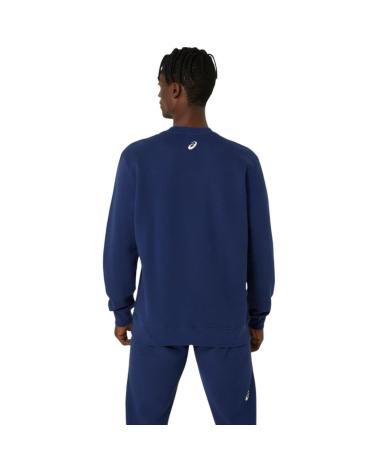 ASICS SWEATSHIRT 2031E192-402 BLEU MARINE AZUL MARINO