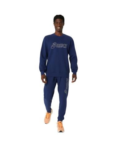 ASICS SWEATSHIRT 2031E192-402 BLEU MARINE AZUL MARINO