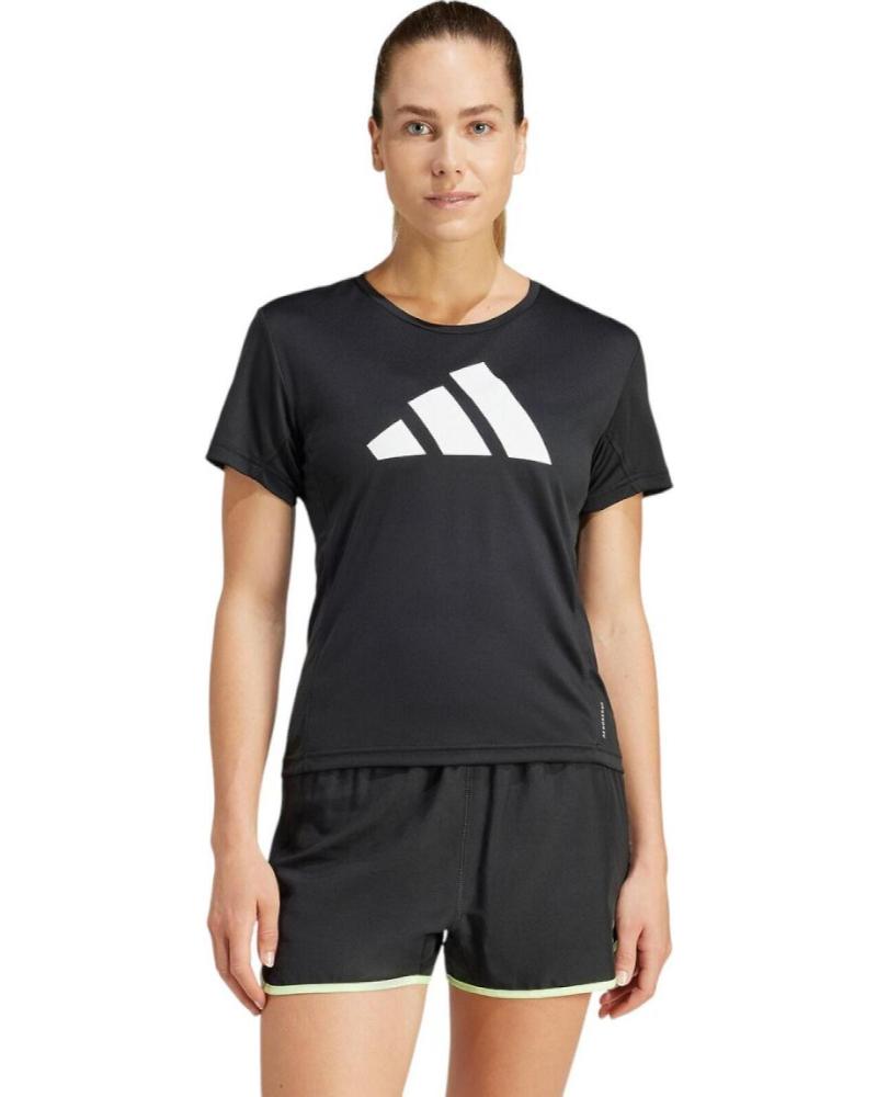ADIDAS TRAINING ESSENTIALS LOGO T-SHIRT IT0544 NERO NEGRO