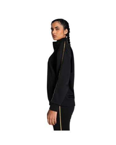 PUMA ESSENTIALS TAPE MINIMAL GOL FULL ZIP SWEATSHIRT BLACK 68 NEGRO