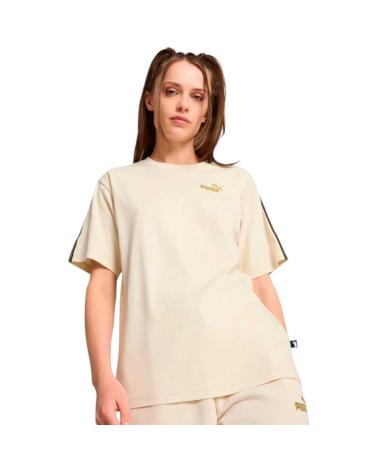 PUMA ESSENTIALS MINIMAL GOL T-SHIRT BEIGE 685292-87 BEIGE