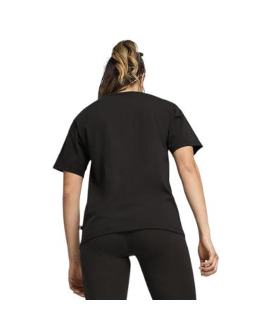 PUMA ESSENTIALS MINIMAL GOL T-SHIRT BLACK - 685292-01 NEGRO