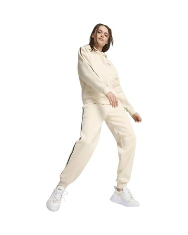 PUMA ESSENTIALS TAPE MINIMAL GOL HOODIE BEIGE - 685293-87 BEIGE