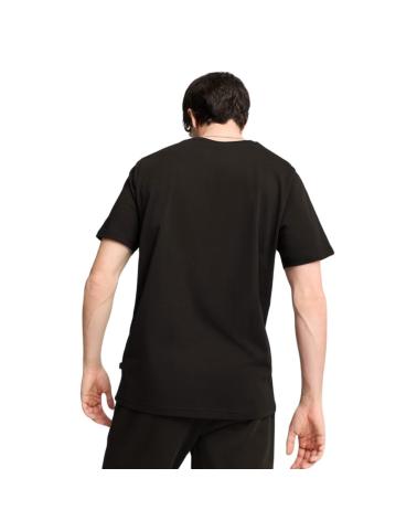 PUMA ESSENTIALS MINIMAL GOLD T-SHIRT 630019-01 BLACK NEGRO