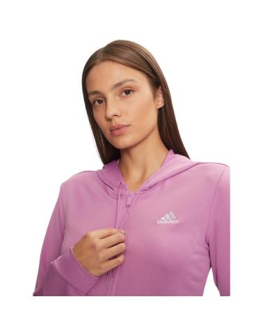 ADIDAS LINEAR TRACKSUIT IX1127 PURPLE WITH BLACK PANTS NEGRO