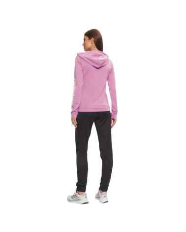 ADIDAS LINEAR TRACKSUIT IX1127 PURPLE WITH BLACK PANTS NEGRO