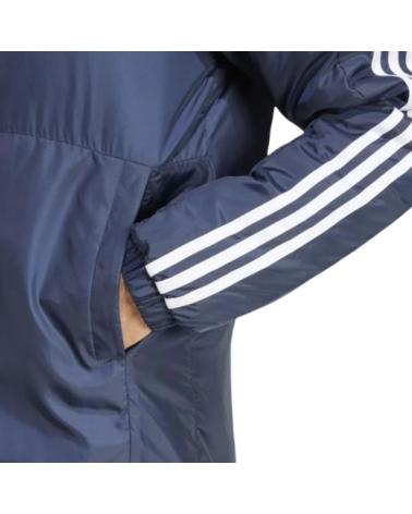 VESTE MATELASSÉE ADIDAS ESSENTIALS 3 BANDES INSULATED HO IS127 BLEU MARINE AZUL MARINO