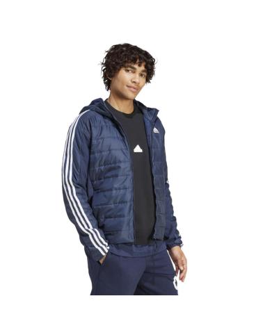 VESTE MATELASSÉE ADIDAS ESSENTIALS 3 BANDES HYBRID IS1276 BLEU MARINE AZUL MARINO