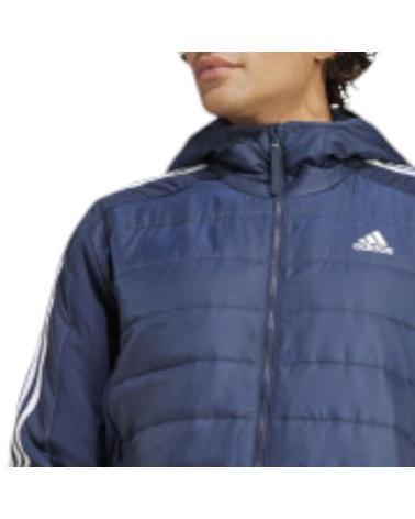 VESTE MATELASSÉE ADIDAS ESSENTIALS 3 BANDES HYBRID IS1276 BLEU MARINE AZUL MARINO