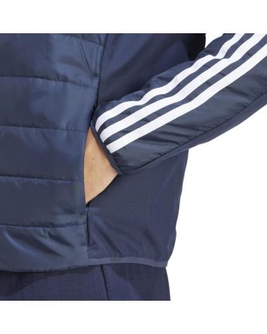 VESTE MATELASSÉE ADIDAS ESSENTIALS 3 BANDES HYBRID IS1276 BLEU MARINE AZUL MARINO