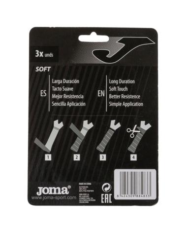 JOMA CLUB CUSHION OVERGRIPS FLUOR GELB 40 - 3ER-PACK AMARILLO