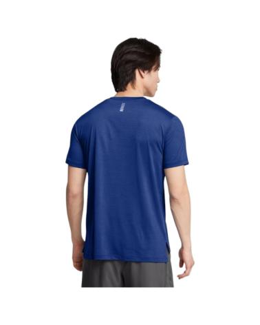 -UNDER-ARMOUR-T-SHIRT UNDER ARMOUR LAUNCH SHORTSLEEVE 1382582-432 BLU MARINO RUNNING-432