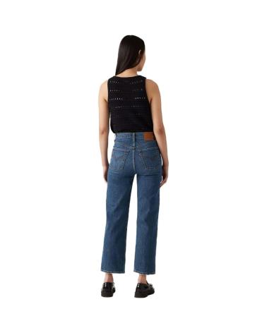 LEVI'S RIBCAGE PANTS BLUE AZUL