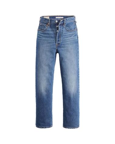 LEVI'S RIBCAGE PANTS BLUE AZUL