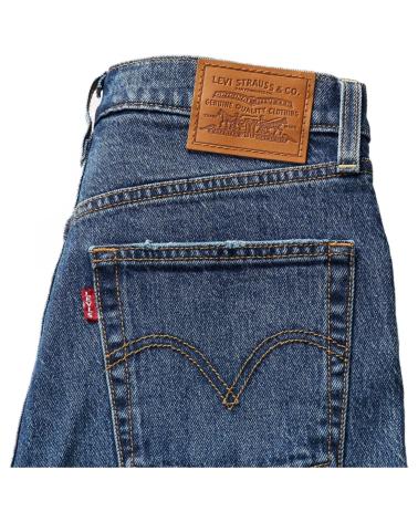 LEVI'S RIBCAGE PANTS BLUE AZUL