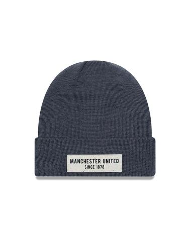 BERRETTO BEANIE NEW ERA CON PATCH LOGO GRIGIO GRIS