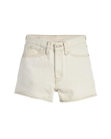 LEVI'S 80S MOM SHORT BACK PCKT A4697-000 2 BEIGE 2