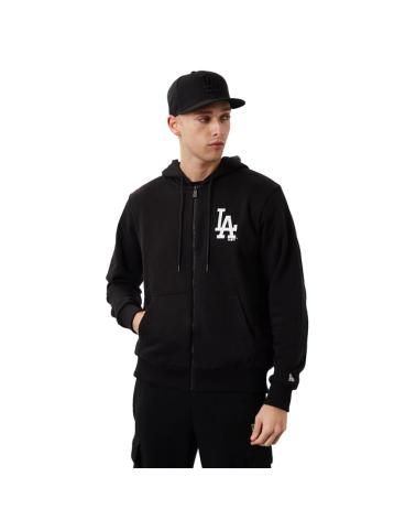 SUDADERA CON CAPUCHA NEW ERA NEGRA PARA HOMBRE - COLECCIÓN 19 19