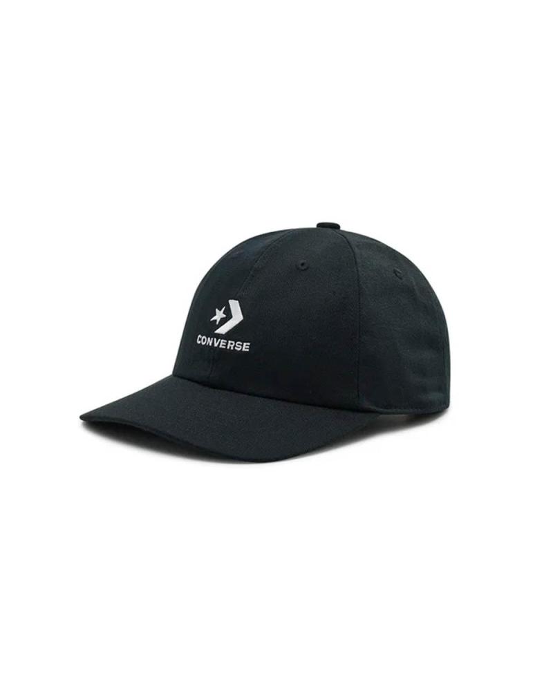 CASQUETTE CONVERSE CORE CLASSIQUE NOIRE AVEC LOGO BRODÉ NEGRO