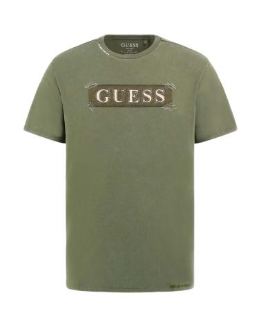 T-shirts-pour-hommes-GUESS-CAMISETA-APLIQU-VERDE