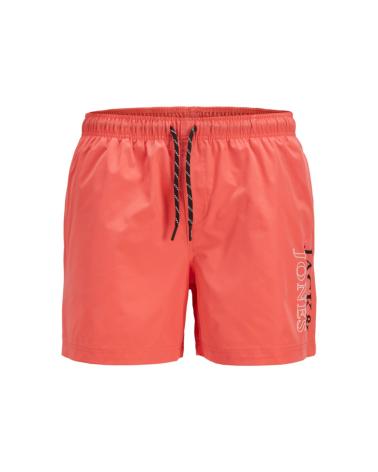 BAÑADOR CORTO JACK & JONES HOT CORAL NARANJA HOT CORAL