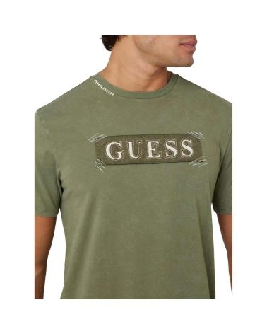 T-shirts-pour-hommes-GUESS-CAMISETA-APLIQU-VERDE